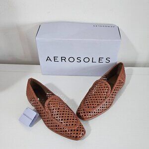 Aerosoles Nagle Perforated Loafers / Ginger Bread / Women's Size 8M - PU-338
